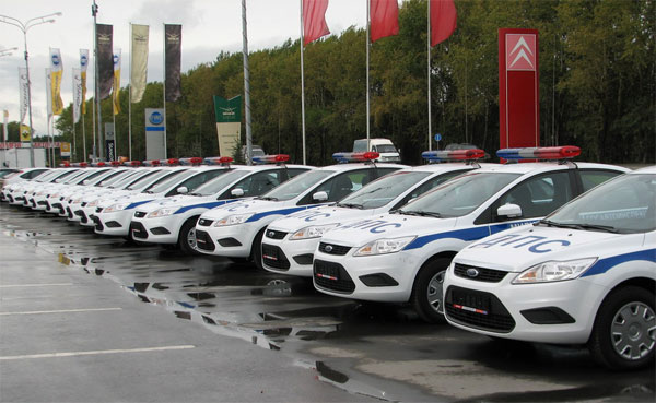 Два новых патрульных автомобиля получили ГАИ Кемеровского района